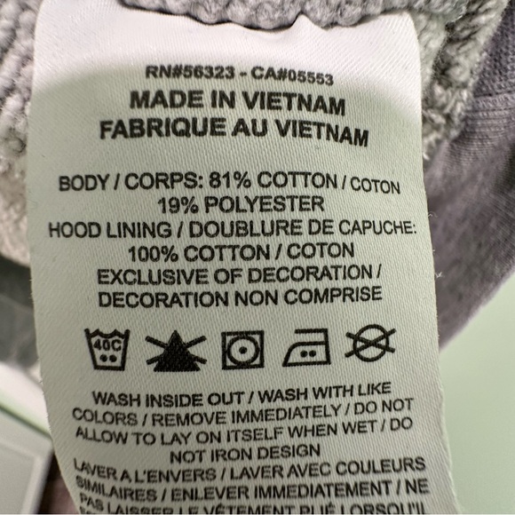 Nike Heathered Gray North Carolina Tar Heels Jordan Basketball Pullover Hoodie - Picture 9 of 9